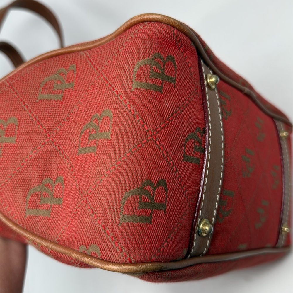 Dooney & Bourke Classic Monogram Canvas Leather Bag - Picture 11 of 16
